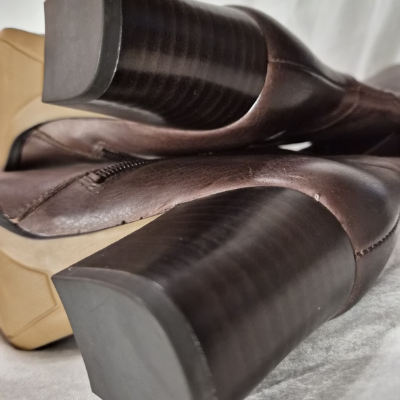 Franco Sarto Anberlin Brown Knee-High Women's Boots - Picture 9 of 14